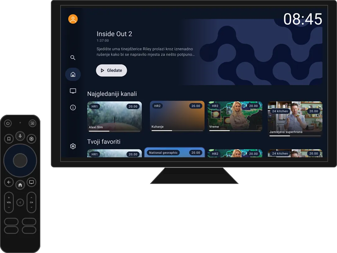 Srce vaše televizijske izkušnje